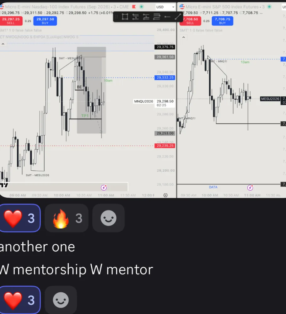 Member message in the Itqan Trading Discord